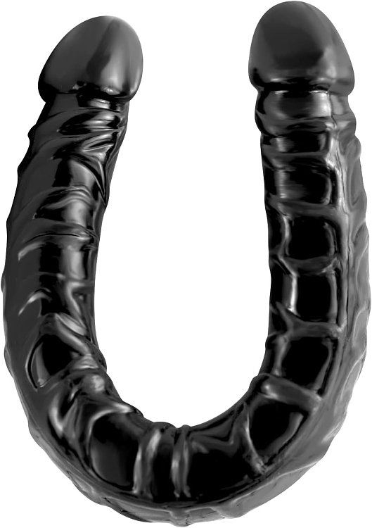 SMD The Dirty Double, Double Edged Realistic Dildo 33cm, Black