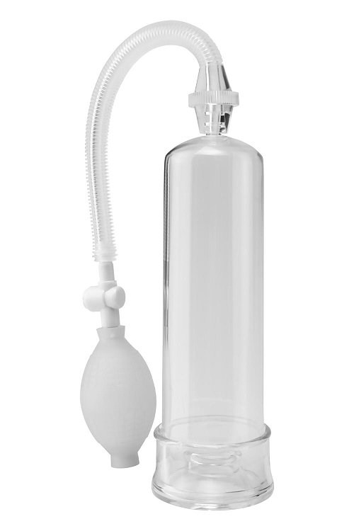 Pipedream Pump Worx Beginner's Power Pump, Τρόμπα Μεγέθυνσης Πέους, White Clear