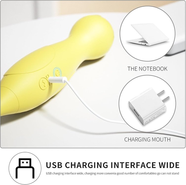 SMD LILO Kinky Cat, Dual-Head Clitoral Stimulator / Bullet & Egg Vibrator, 10 Vibrations, Yellow