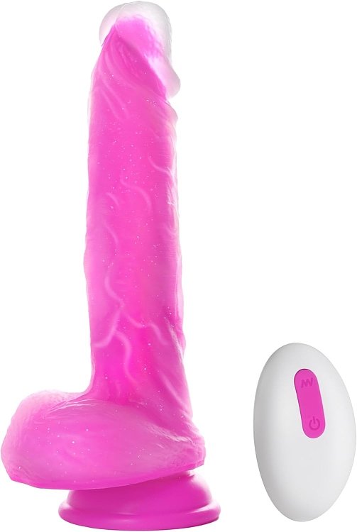 Tracy’s Dog JeliVoy Realistic Dildo 21cm, Thrusting & Heating Function, Remote control, Rose