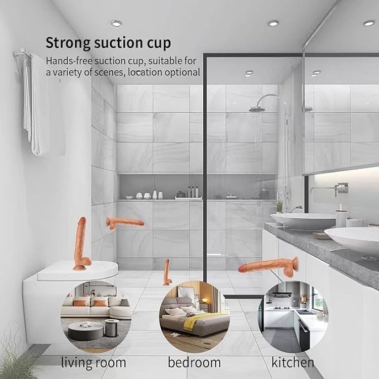 SMD UltraWet Squirting Realistic Dildo With Suction Cup, Ρεαλιστικό Squirting Dildo με Βεντούζα & Αντλία, 20,5cm, Flesh