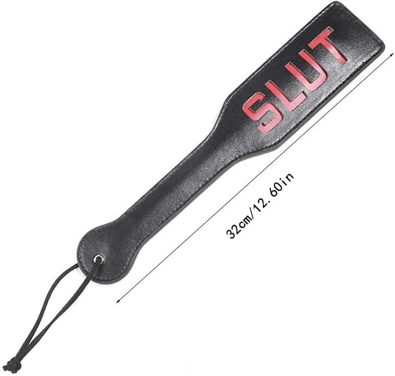 SMD Doit Paddle Sluted 32cm από Vegan Leather, Black