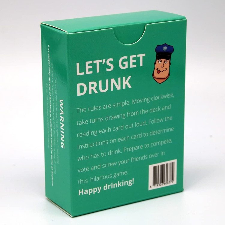 Toyz4lovers Let's Get Drunk Drinking Games for Adults Επιτραπέζιο Παιχνίδι για 2-8 Παίκτες 21+ Ετών (EN)
