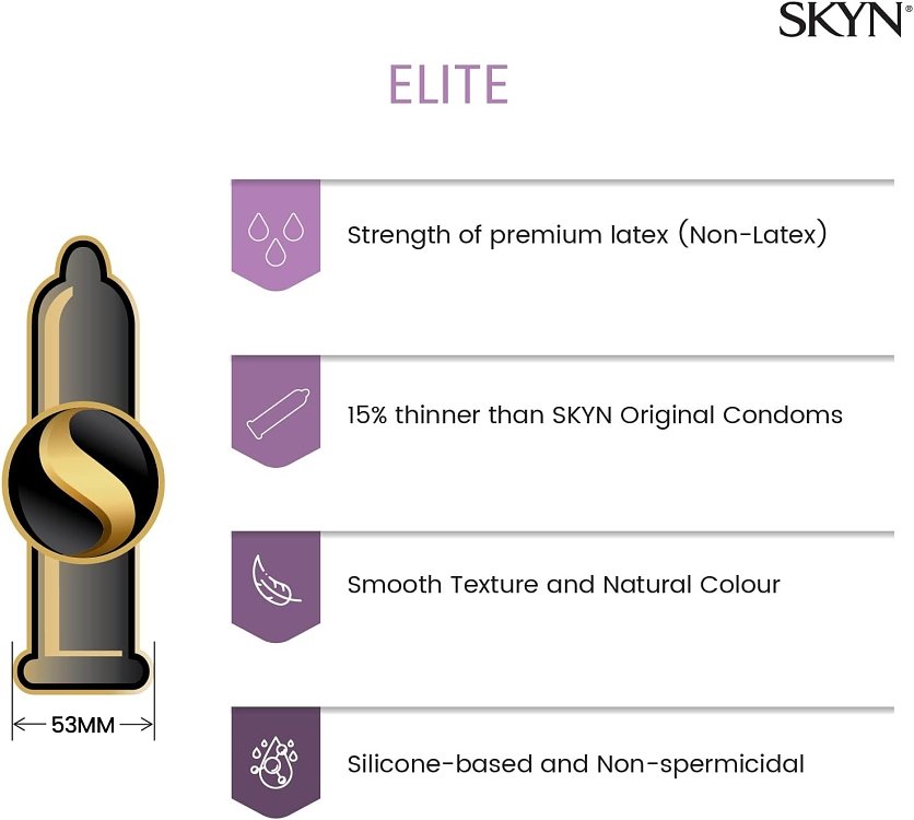 Skyn Condoms Elite Thin Natural 20pcs