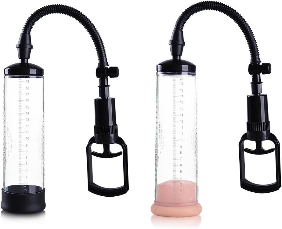 SMD The Big Man, Penis Enlargement Pump With Silicone Vagina Sleve, 25cm, Black