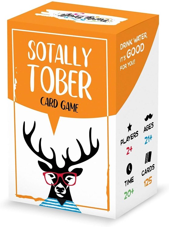 Sotally Tober Drinking Games for Adults Board Game for 2+ Players 21+ Years Old (EN)