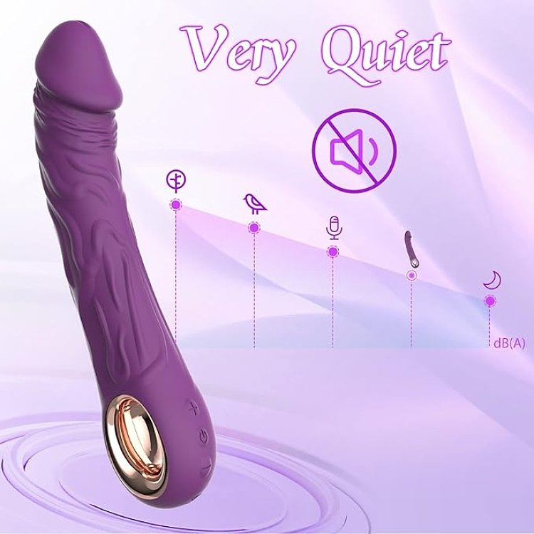 SMD Jumper-O, Realistic Vibrator Dildo 22,1cm Ρεαλιστικός Δονητής, Purple
