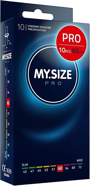 My Size Pro Condoms 60mm, Size 5 XL, 10pcs