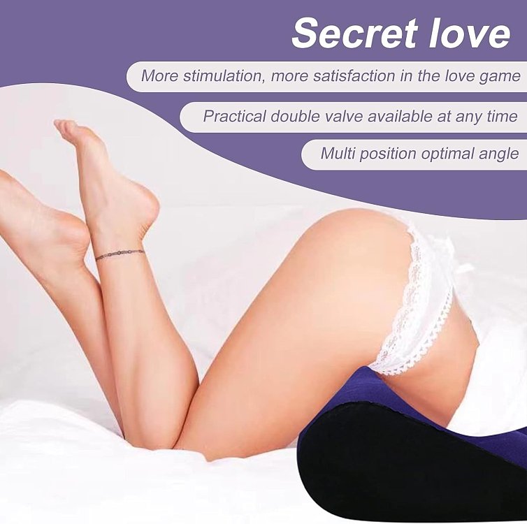 SMD G-ometry, Sex Pillow Cushion Inflatable, Blue
