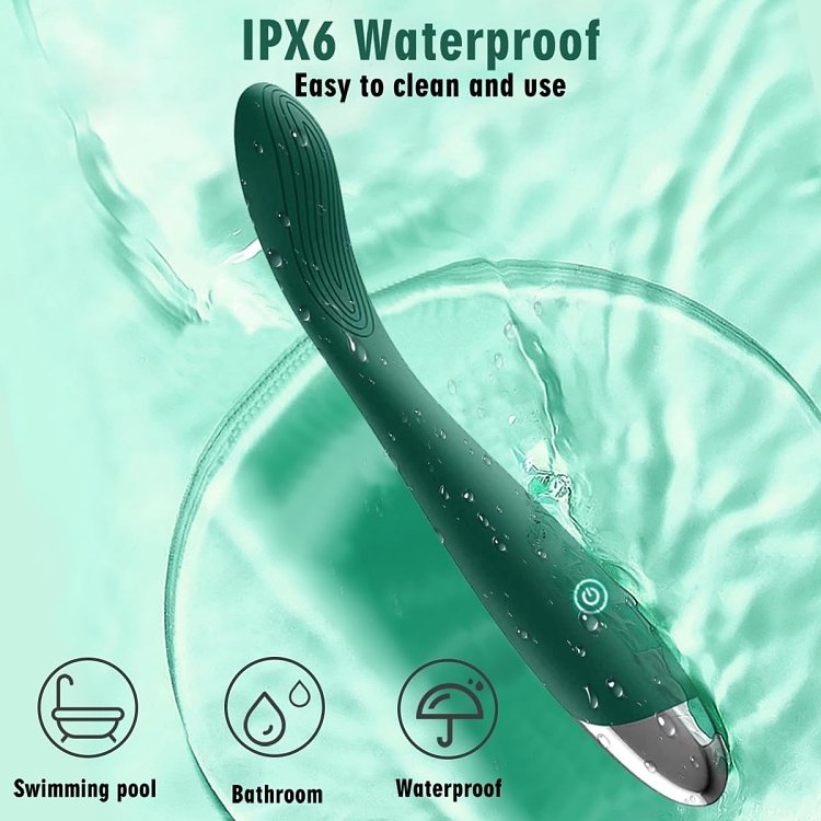 SMD G-Hook, G-Spot Vibrator Bendable με 10 Vibration Modes, Green