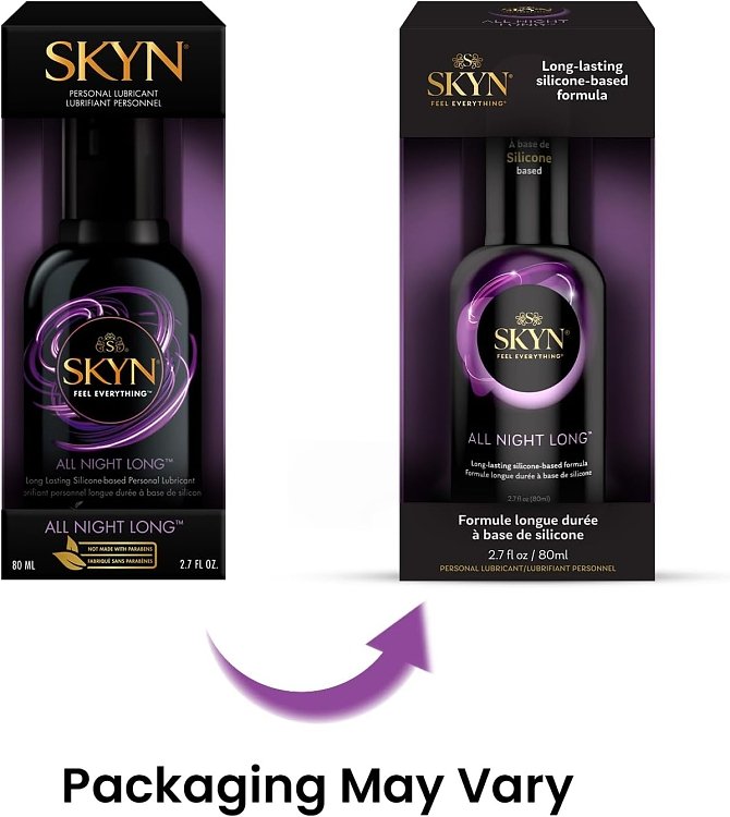 Skyn All Night Long, Silicon-Based Long Lasting Lube, Λιπαντικό 80ml