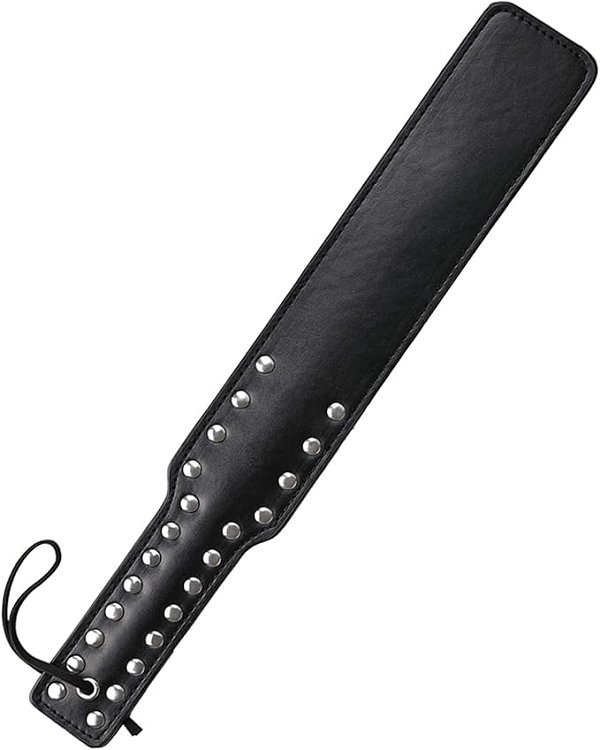 SMD Doit Paddle Studded 37cm from Vegan Leather, Black