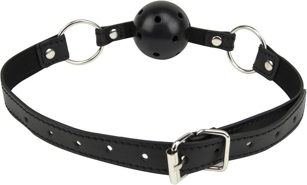 SMD Prime Fetish Breathable Ball Gag, BDSM Φίμωτρο σε Μαύρο Χρώμα