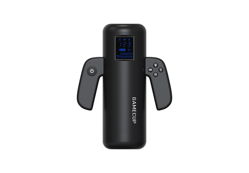 SMD Stellar Male Masturbator, Realistic Textured Vagina, 4 Sucking & 9 Vibration Modes, Black