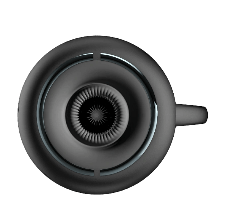 SMD Philyra Male Masturbator, Vibrating Realistic Textured Vagina, 3 Sucking Modes With Handle, Black