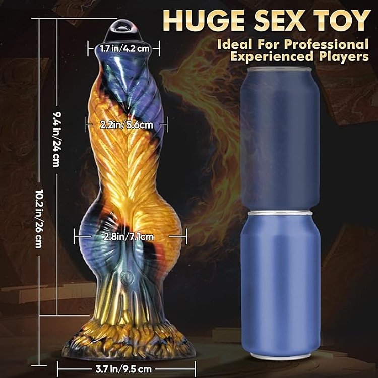 SMD Mutantic Titan, Realistic Monster Dildo 26cm with Thrusting Mode and Control via Remote & APP
