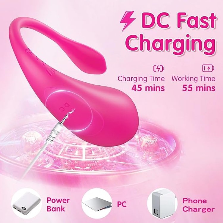SMD Wavehead, App Controlled Vibrator for Couples, Ασύρματος Κλειτοριδικός Δονητής με Bluetooth για Ζευγάρια, Pink