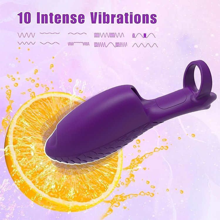 SMD Goldfinger, Finger Vibrator with 10 Vibration Modes, Δονητής Δακτύλου, Purple