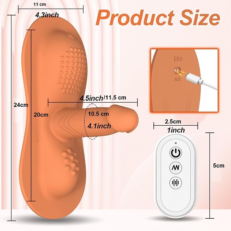 SMD Fun Ride, Sex Machine με Vibrator & Clit Stimulator με Remote & 10 +10 Vibrating Modes