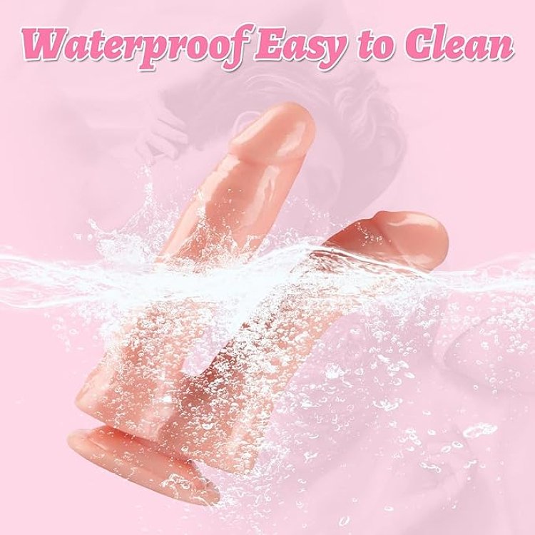 SMD Twisted Twins, Double Ended Realistic Dildo, Suction Cup Base, 16-18cm, Pink/Skin