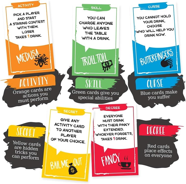 Sotally Tober Drinking Games for Adults Board Game for 2+ Players 21+ Years Old (EN)