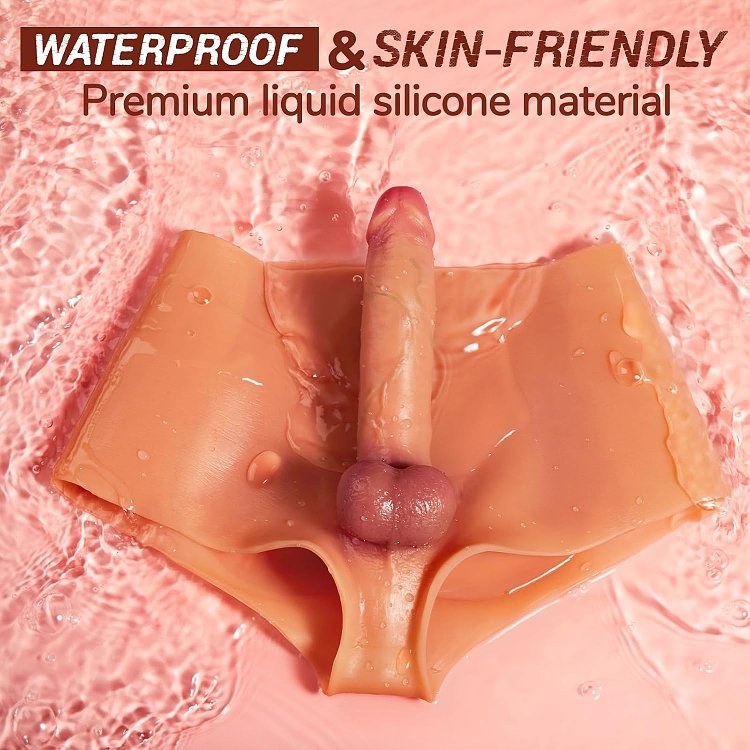 SMD Realistic Strap On Dildo Panty 18cm Skin Color