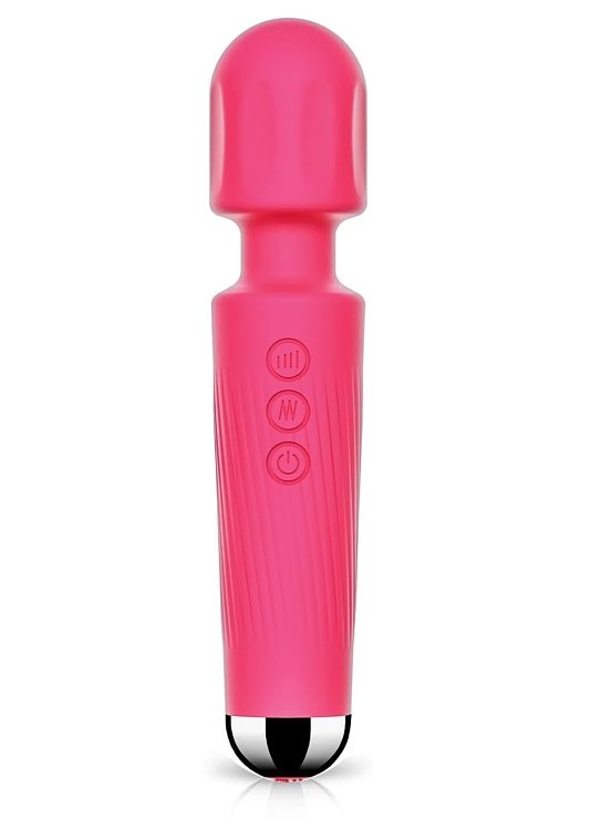 SMD Vibrator Wand, Ασύρματος Κλειτοριδικός δονητής, 20 Vibrations & 8 intensities, Pink