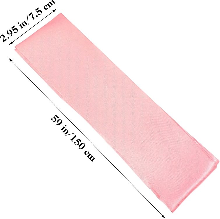 SMD Prime Instict, BDSM Satin Band Blindfold, Σατέν Μάσκα Ματιών 150cm, Pink