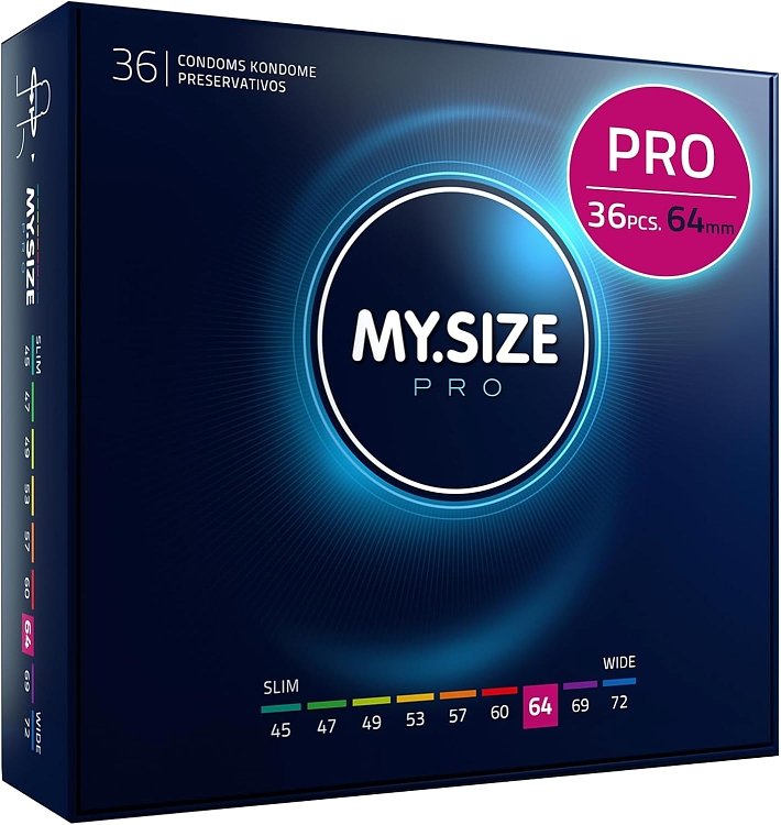 My Size Pro Condoms 64mm, Size 6 XL, 36 pcs