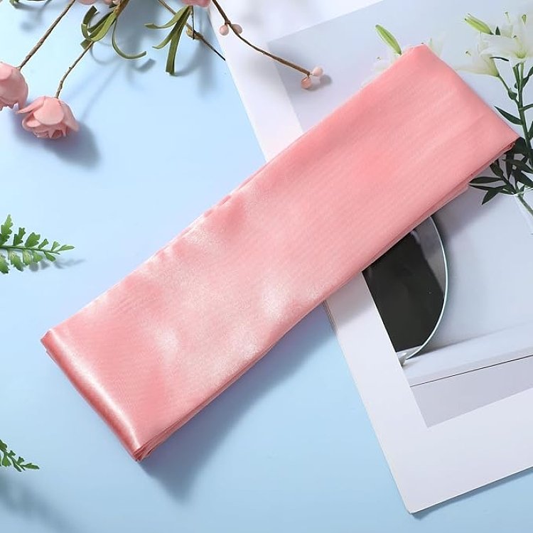 SMD Prime Instict, BDSM Satin Band Blindfold, Σατέν Μάσκα Ματιών 150cm, Pink