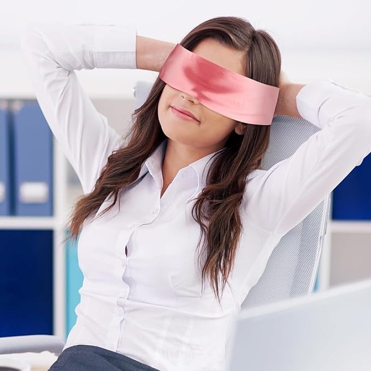 SMD Prime Instict, BDSM Satin Band Blindfold, Σατέν Μάσκα Ματιών 150cm, Pink