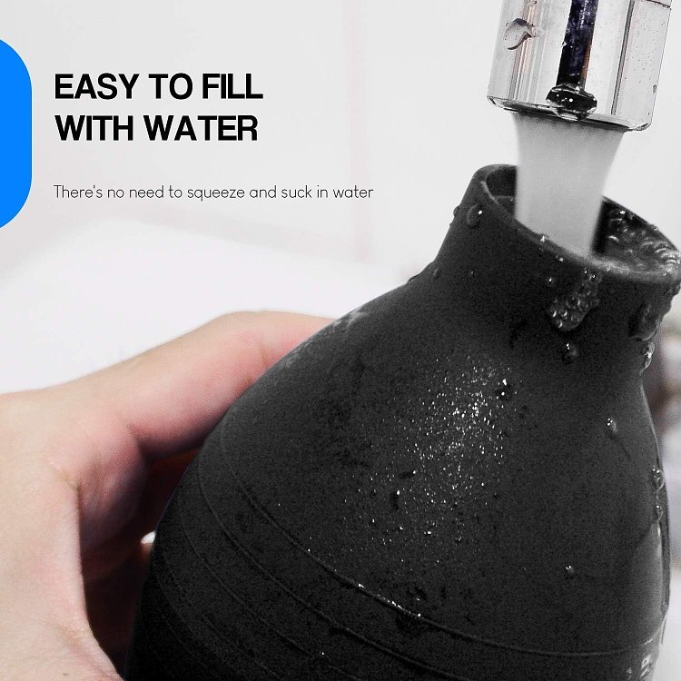 SMD Enema Bulb for Intestinal Cleansing 310ml, Εσωτερικός Καθαρισμός, Black