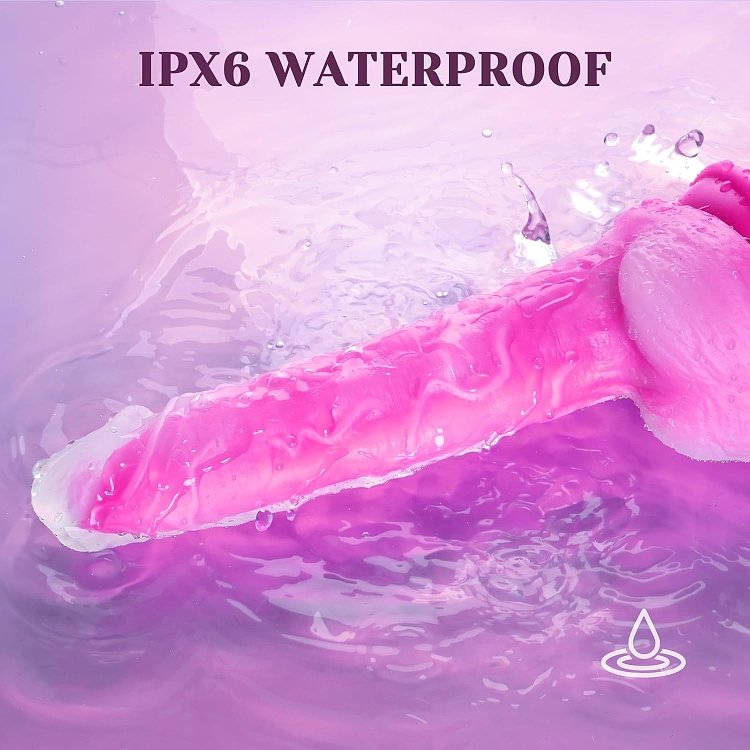 Tracy’s Dog JeliVoy Realistic Dildo 23.5cm, Remote Control, Thrusting & Heating Function, Rose