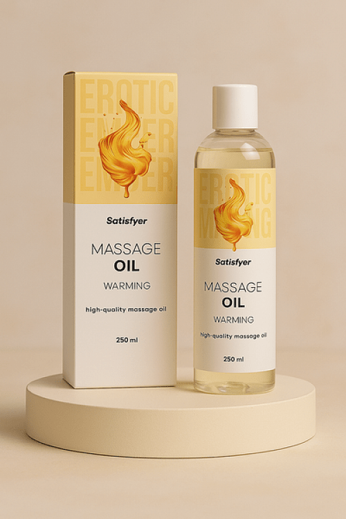 Satisfyer Warming Massage Oil, Λάδι για Αισθησιακό Μασάζ με Θερμαντική Δράση, 250ml