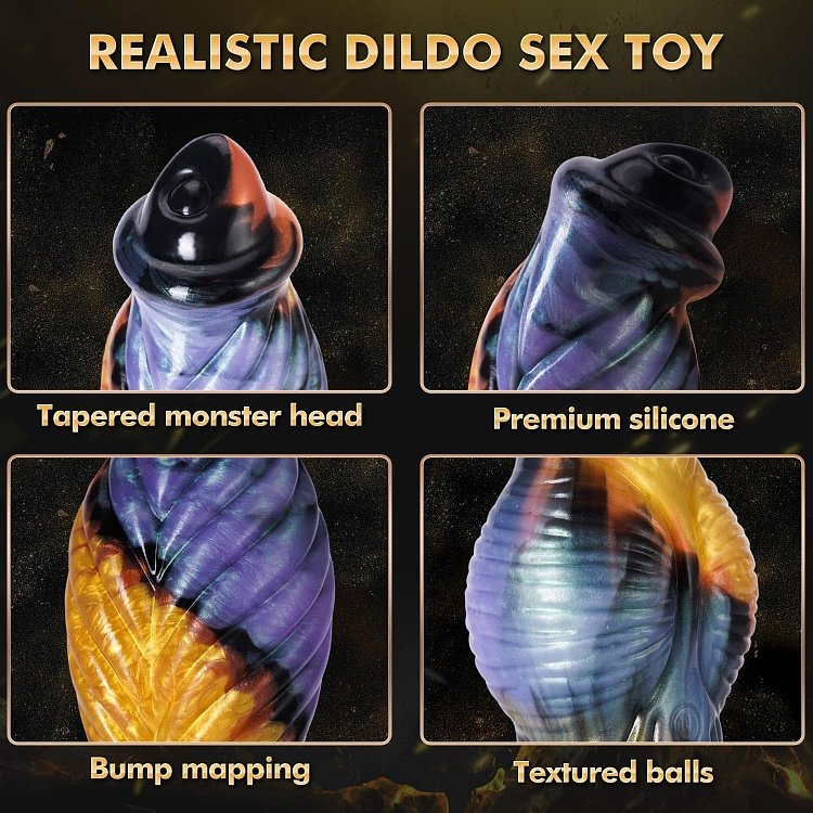 SMD Mutantic Titan, Realistic Monster Dildo 26cm with Thrusting Mode and Control via Remote & APP
