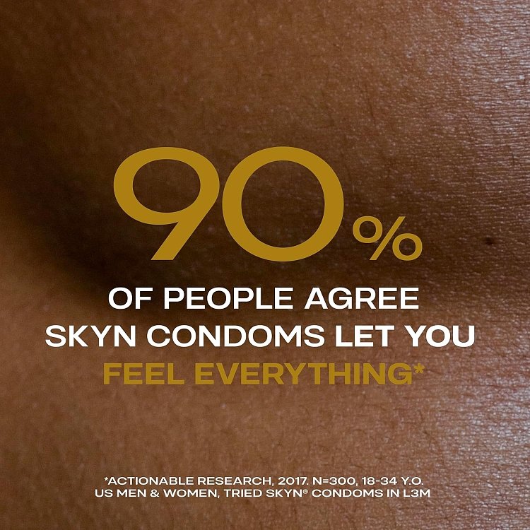 Skyn Extra Lube Condoms without Latex, Maximum Comfort 10pcs