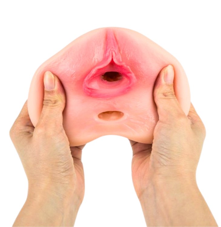 SMD Vixen Destiny – 2-in-1 Masturbator with 3D Textured Realistic Pussy & Ass, Flesh