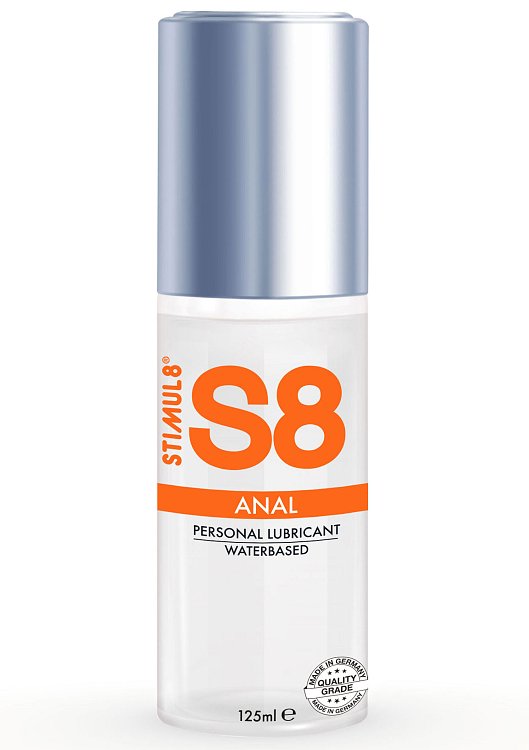 S8 Waterbased Anal Lube, 125ml