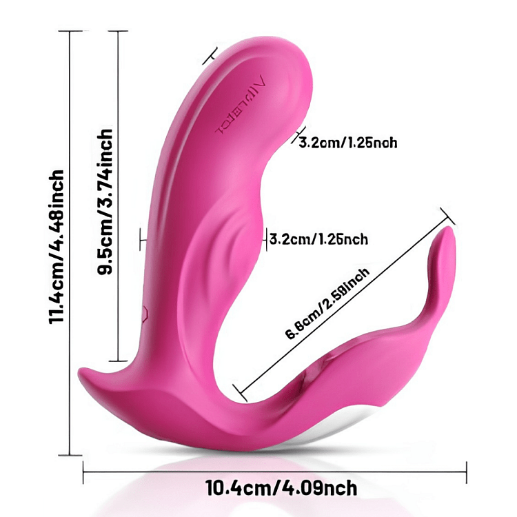 SMD Divine Wearable G-Spot & Clitoral Panty App-Controlled Vibrator, Δονητής με Απομακρυσμένο Έλεγχο, 9 Vibrations, Pink