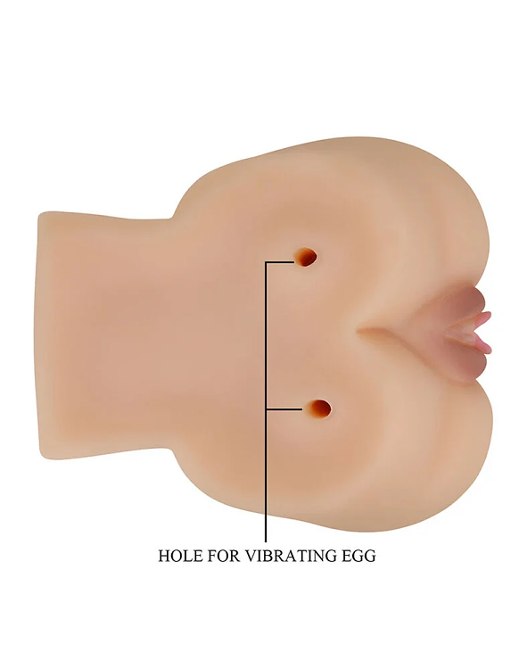 Crazy Bull Kylie, Vagina & Anus Masturbator Δονούμενο, Full Size Replica, Flesh