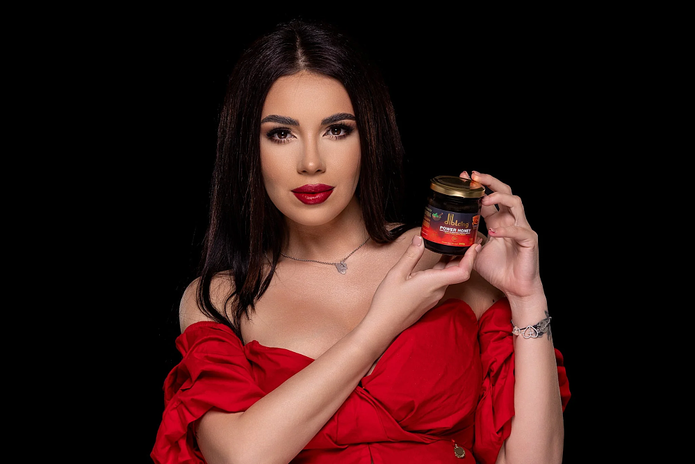 Diblong Power Honey, Aphrodisiac Honey with Ginseng, Maca & 20 herbal extracts, 43gr