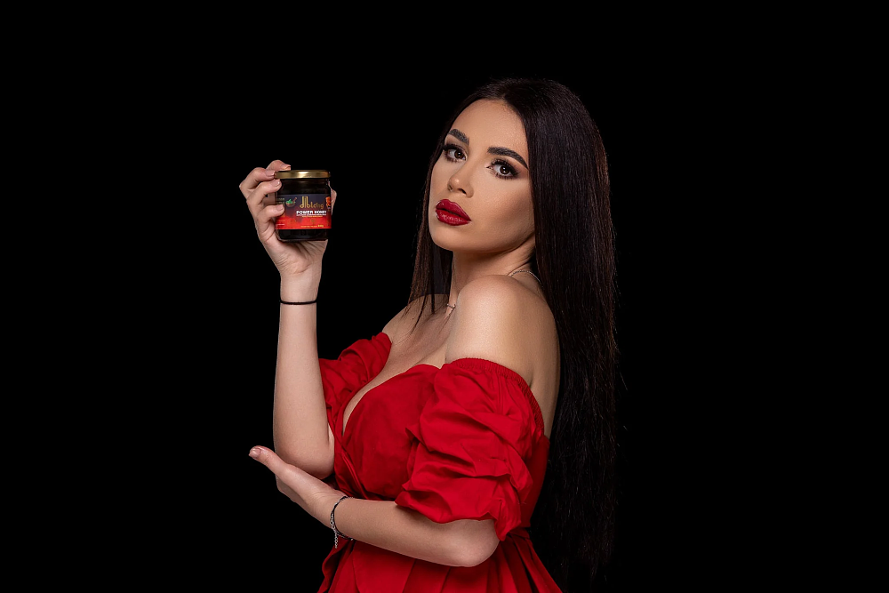 Diblong Power Honey, Aphrodisiac Honey with Ginseng, Maca & 20 herbal extracts, 43gr