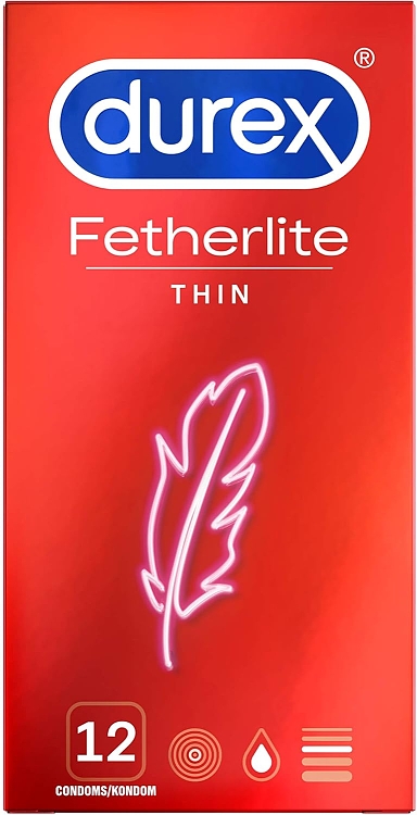 Durex Fetherlite Thin Condoms 12 pcs