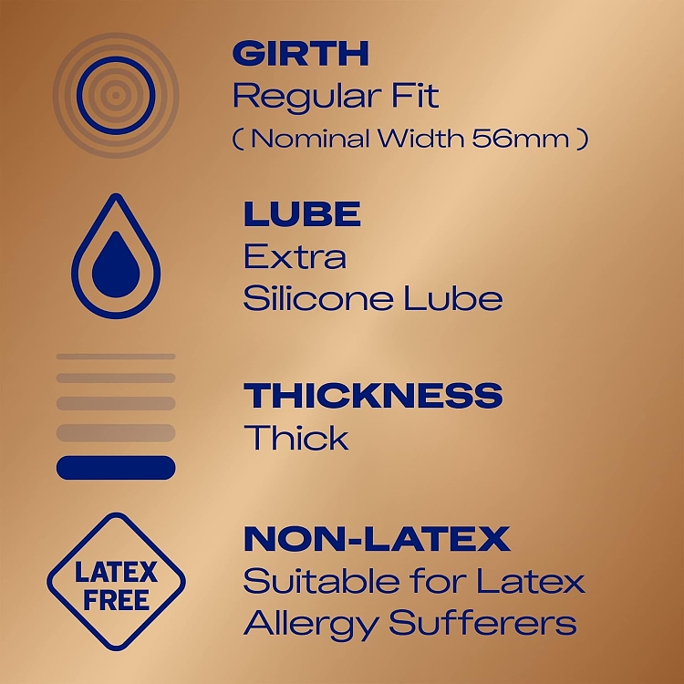 Durex Real Feel Προφυλακτικά χωρίς Λάτεξ 18τμχ