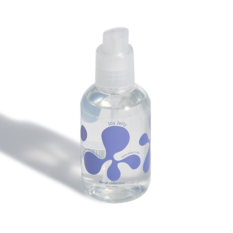 The Oh Collective Joy Jelly, Tingling & Motion Lotion Lube 100ml, Λιπαντικό & Διεγερτικό Gel, 100% Vegan, Clear Blue