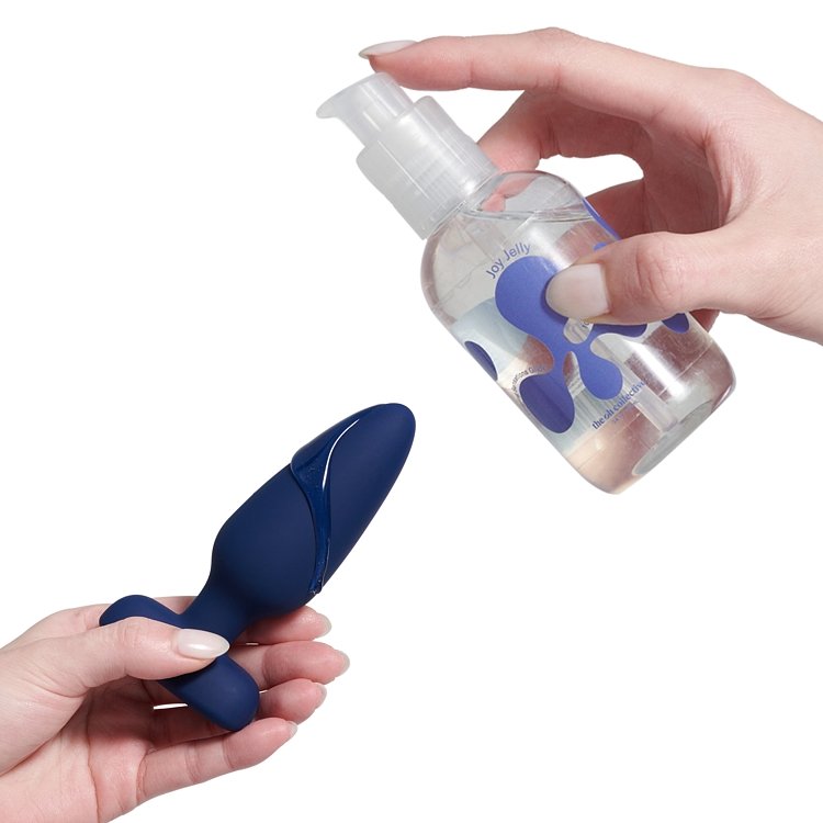 The Oh Collective Joy Jelly, Tingling & Motion Lotion Lube 100ml, Λιπαντικό & Διεγερτικό Gel, 100% Vegan, Clear Blue