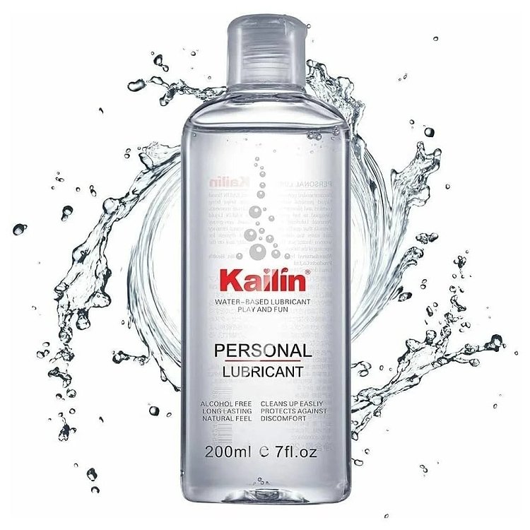 Kailin Water-Based Lubricant, Long-Lasting & Natural Feeling Lubricant 200ml