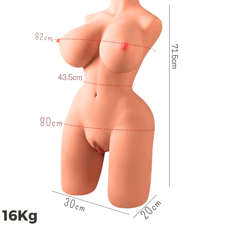 RealSkin Dolls Elite Premium Life-Like Love Doll Masturbator 3D Textured Vagina Ass & Tits