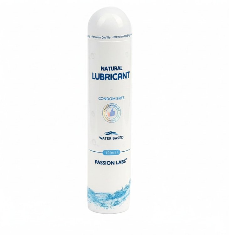 Passion Labs Natural Water Based Lubricant, Λιπαντικό με Βάση το Νερό, 125 ml