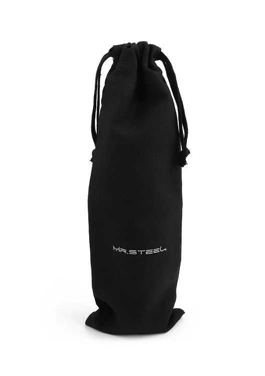 Mr. Steel Brutal Chastity Cage, Premium Stainless Steel Penis Cage, Black